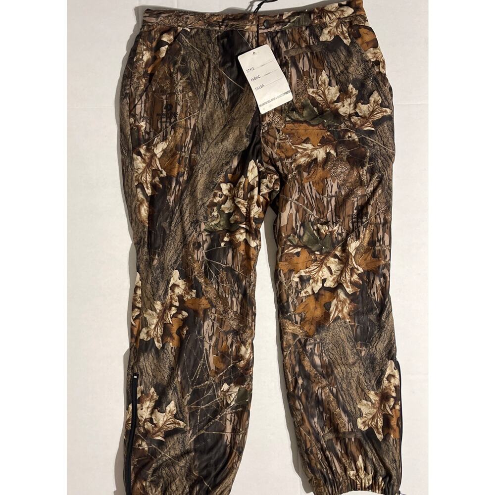 New Vintage Outback Trading Co Hunting‎ Pants Large Mossy Oak Breakup Quilted